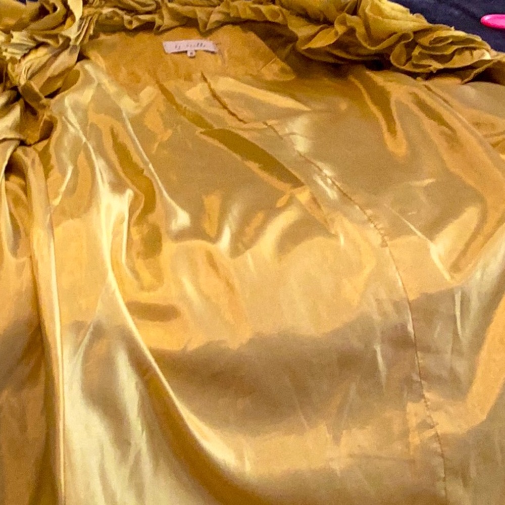 Lime Green Ruffle Jacket - image 5